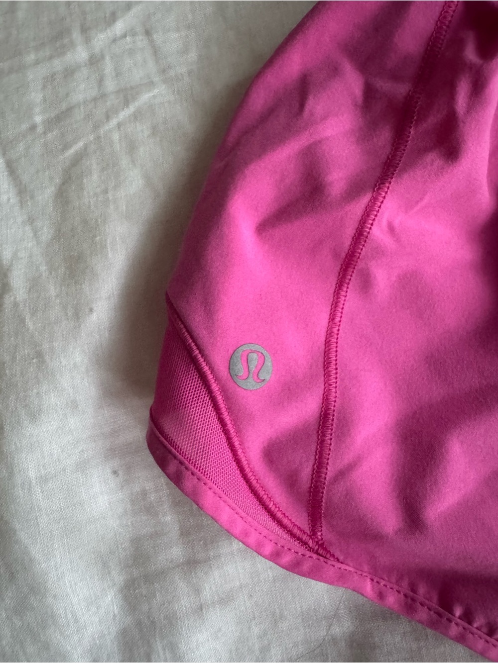 Lululemon Hotty Hot Low-Rise Shorts in Sonic Pink - Picture 2 of 4